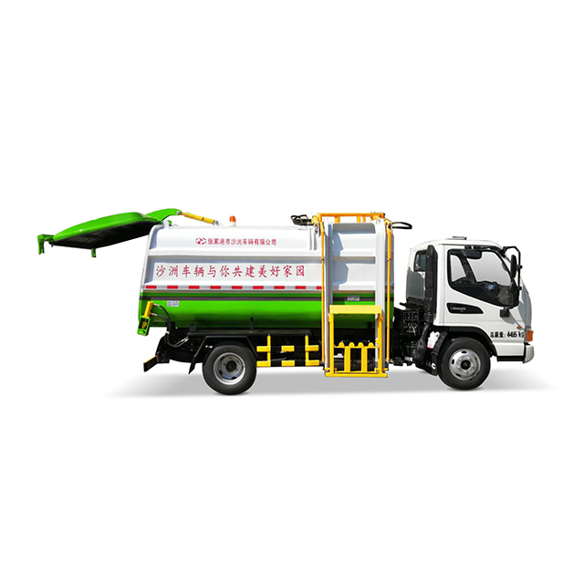 6 CBM Hanging Bucket Compression Garbage Truck 