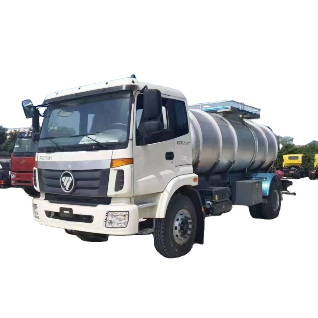 12 TON Sewer High-pressure Washing Truck Septic Tank Suction Sewage Suction Truck
