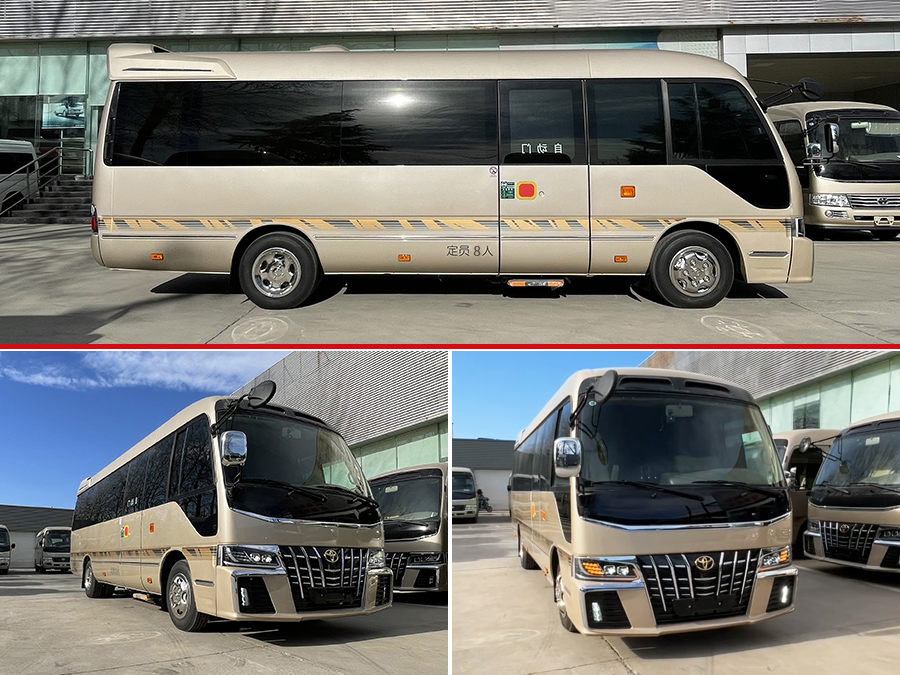 Toyota Coaster 8 Seats with Bed and Mahjong Table